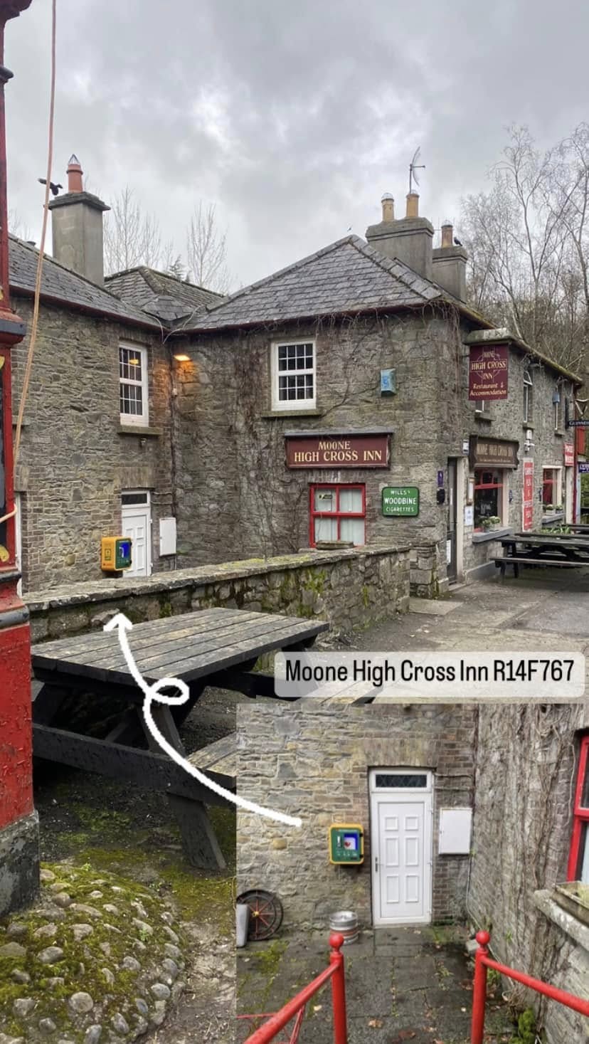 Emergency AED Moone High Cross Inn